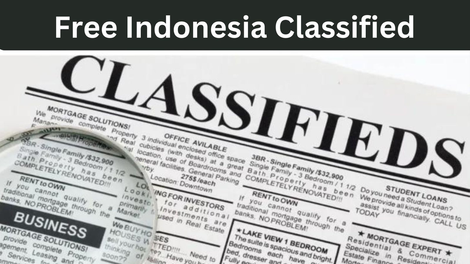 Classified Ads Indonesia