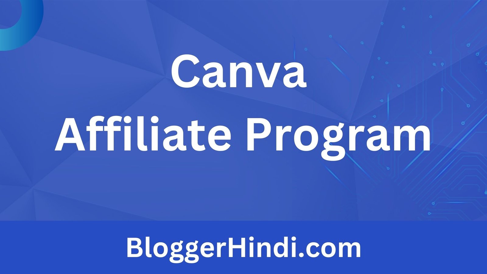 Canva affiliate program